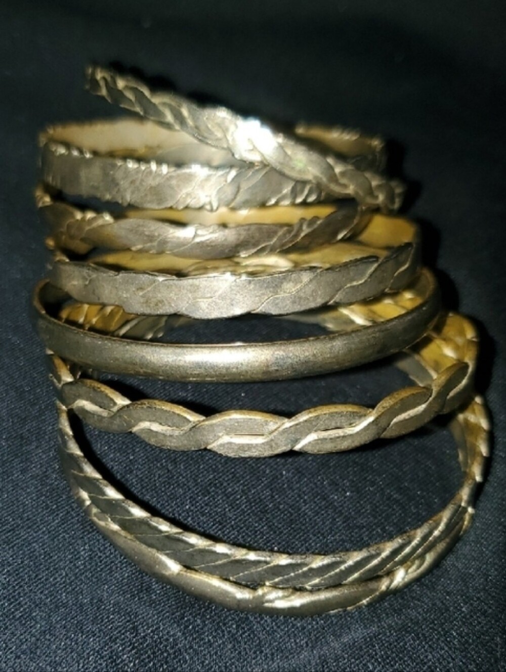 Lot Of Women's Silvertone Bracelets Untested